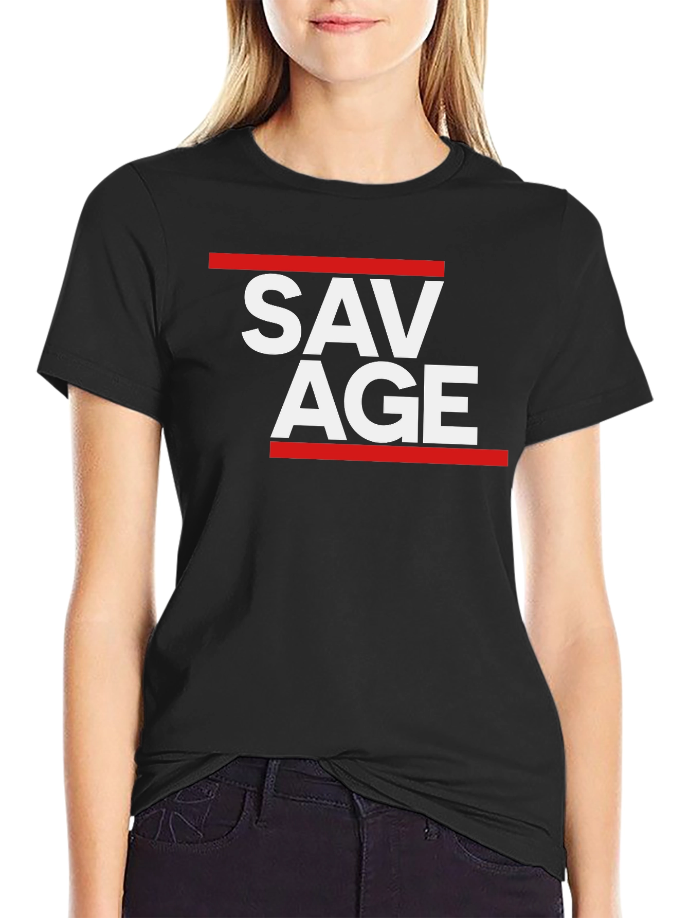 Savage Graphic Tee - Bold Streetwear Style