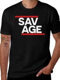 Savage Graphic Tee - Bold Streetwear Style