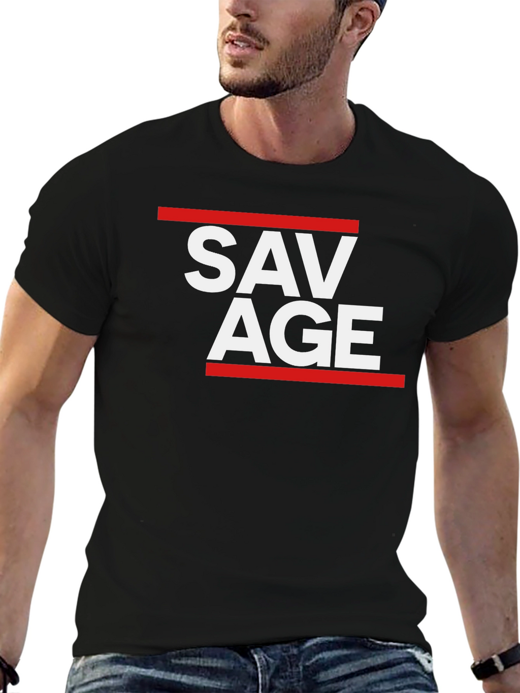 Savage Graphic Tee - Bold Streetwear Style