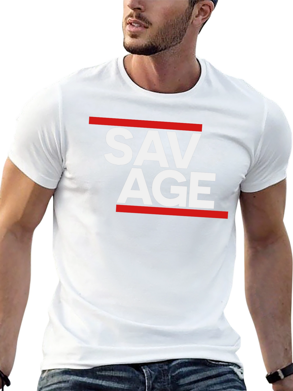 Savage Graphic Tee - Bold Streetwear Style