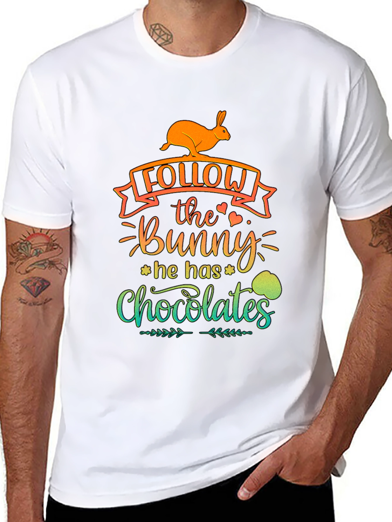 Follow the Bunny Easter T-Shirt