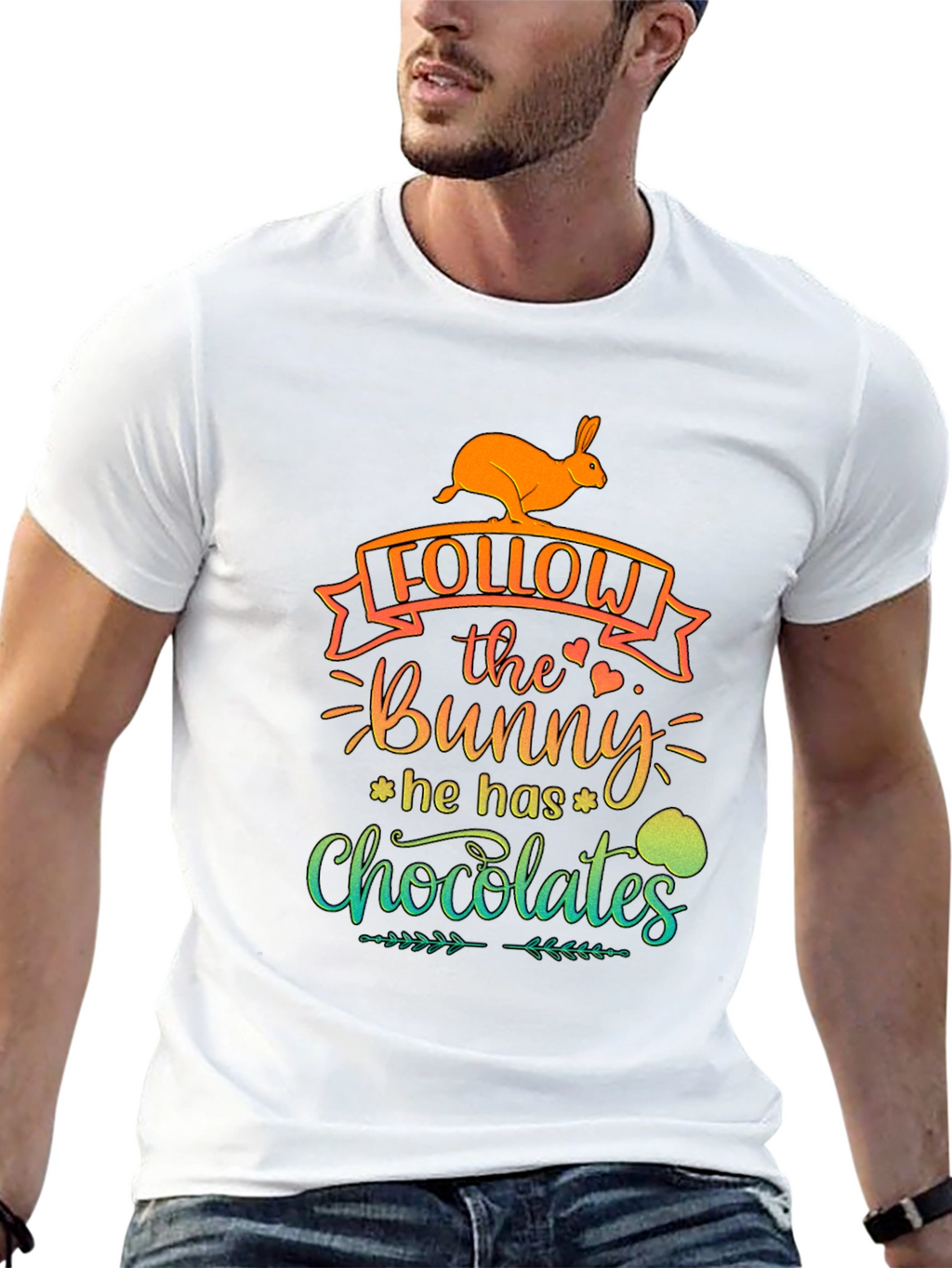Follow the Bunny Easter T-Shirt