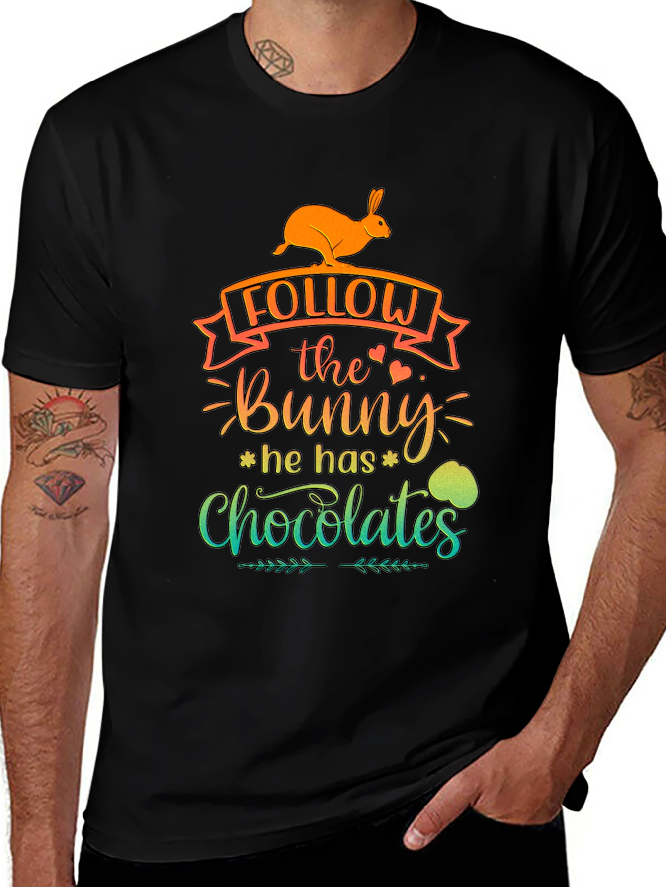 Follow the Bunny Easter T-Shirt