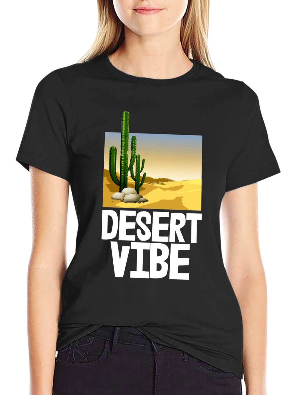 Desert Vibe Graphic T-Shirt - Trendy Casual Wear