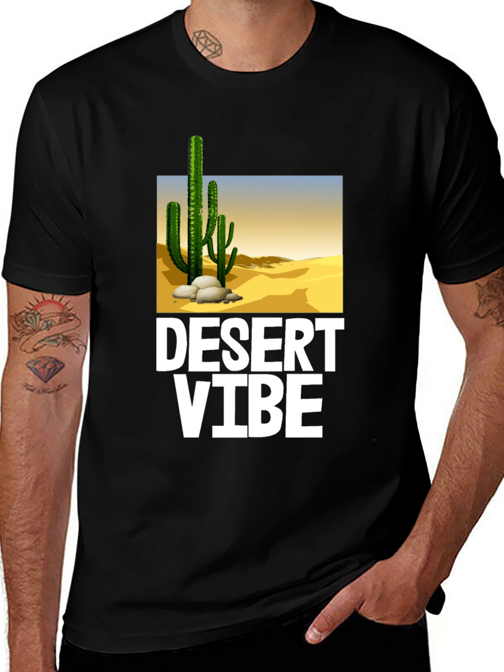 Desert Vibe Graphic T-Shirt - Trendy Casual Wear