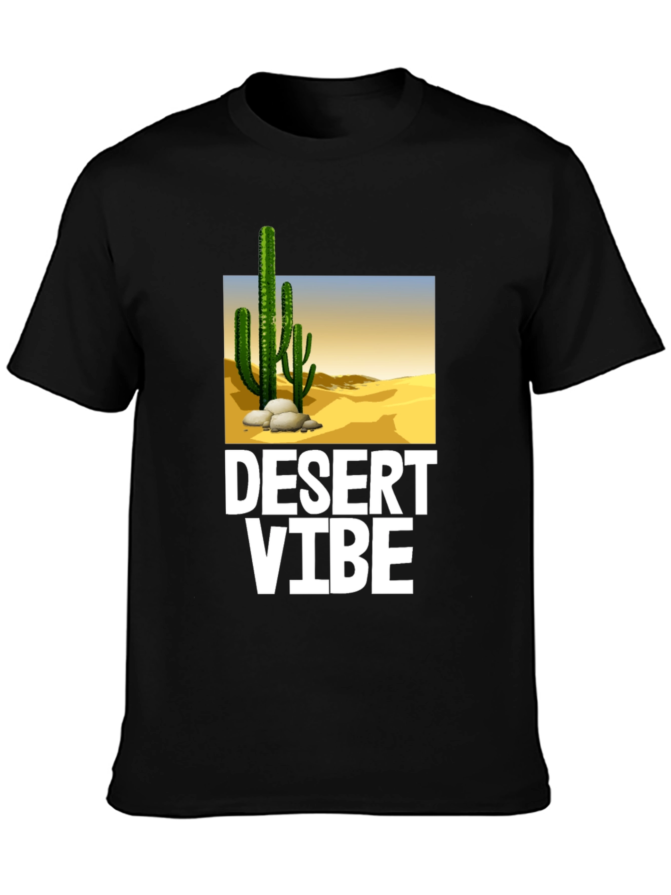 Desert Vibe Graphic T-Shirt - Trendy Casual Wear