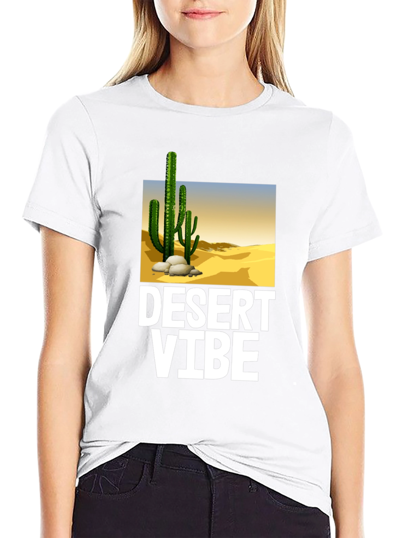 Desert Vibe Graphic T-Shirt - Trendy Casual Wear