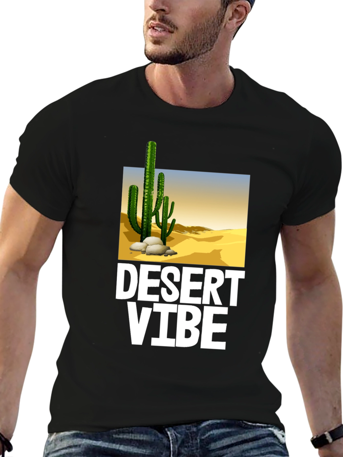 Desert Vibe Graphic T-Shirt - Trendy Casual Wear