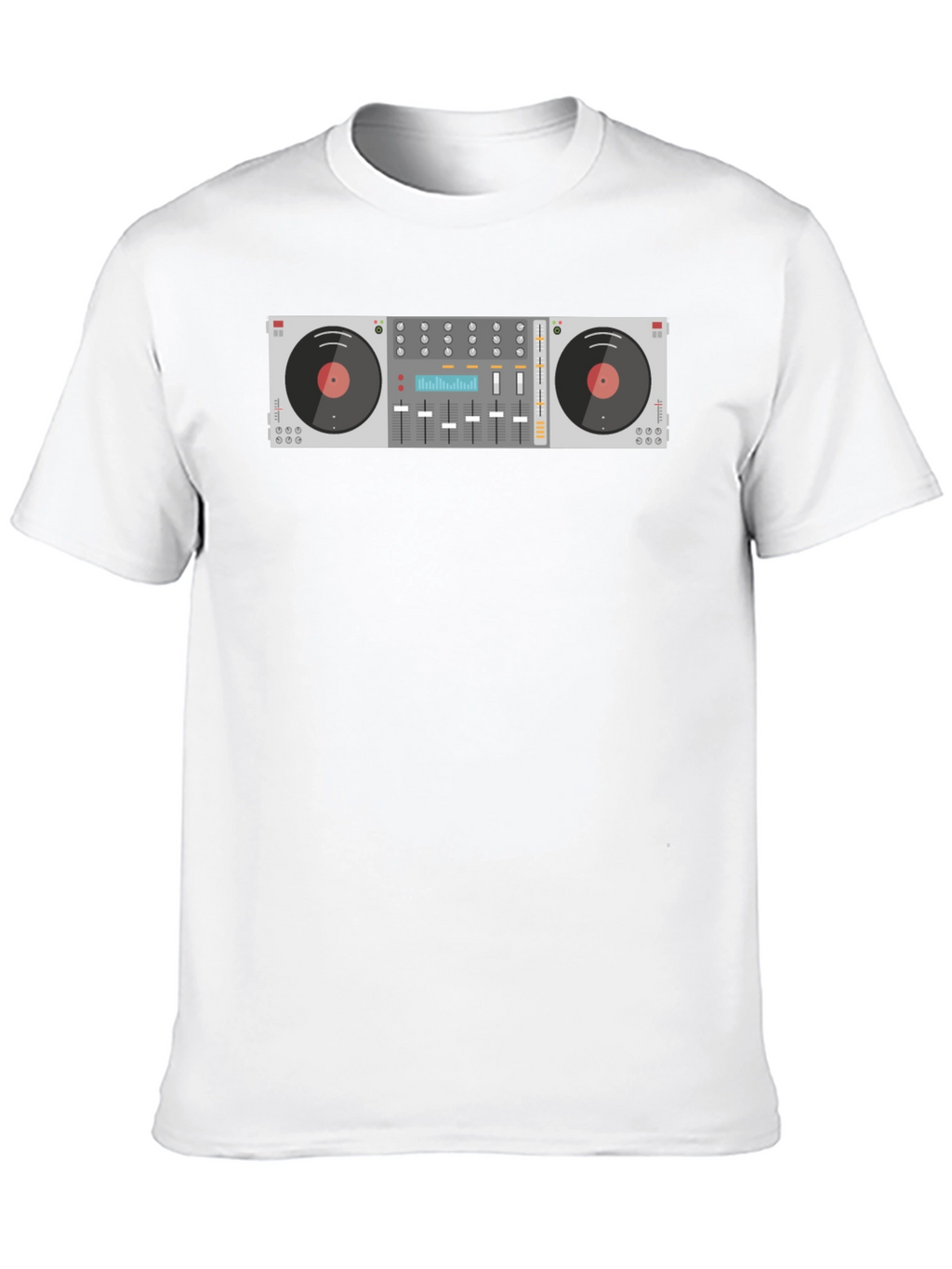 DJ Mixer Graphic Tee - Black Music Lover T-Shirt