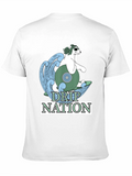 Drip Nation Polar Bear Surfing T-Shirt
