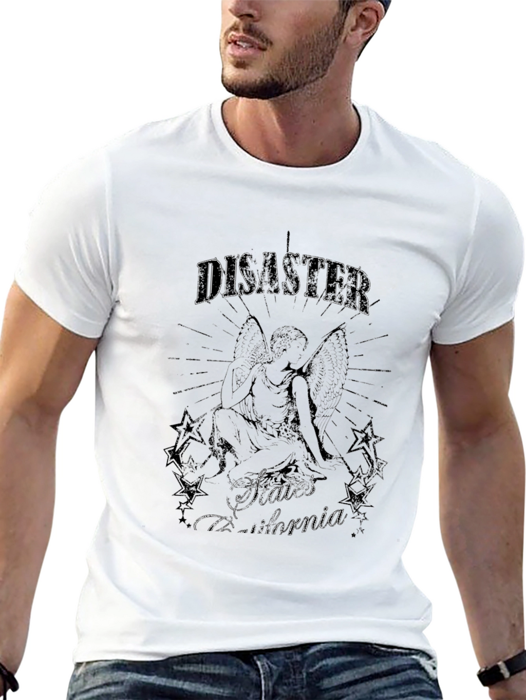 Disaster States California Graphic T-Shirt