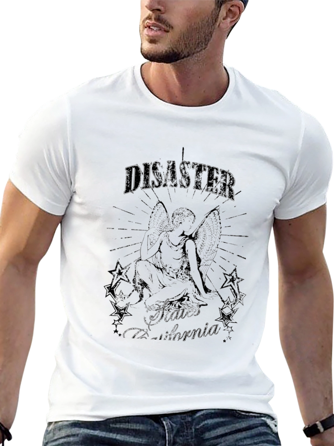 Disaster States California Graphic T-Shirt