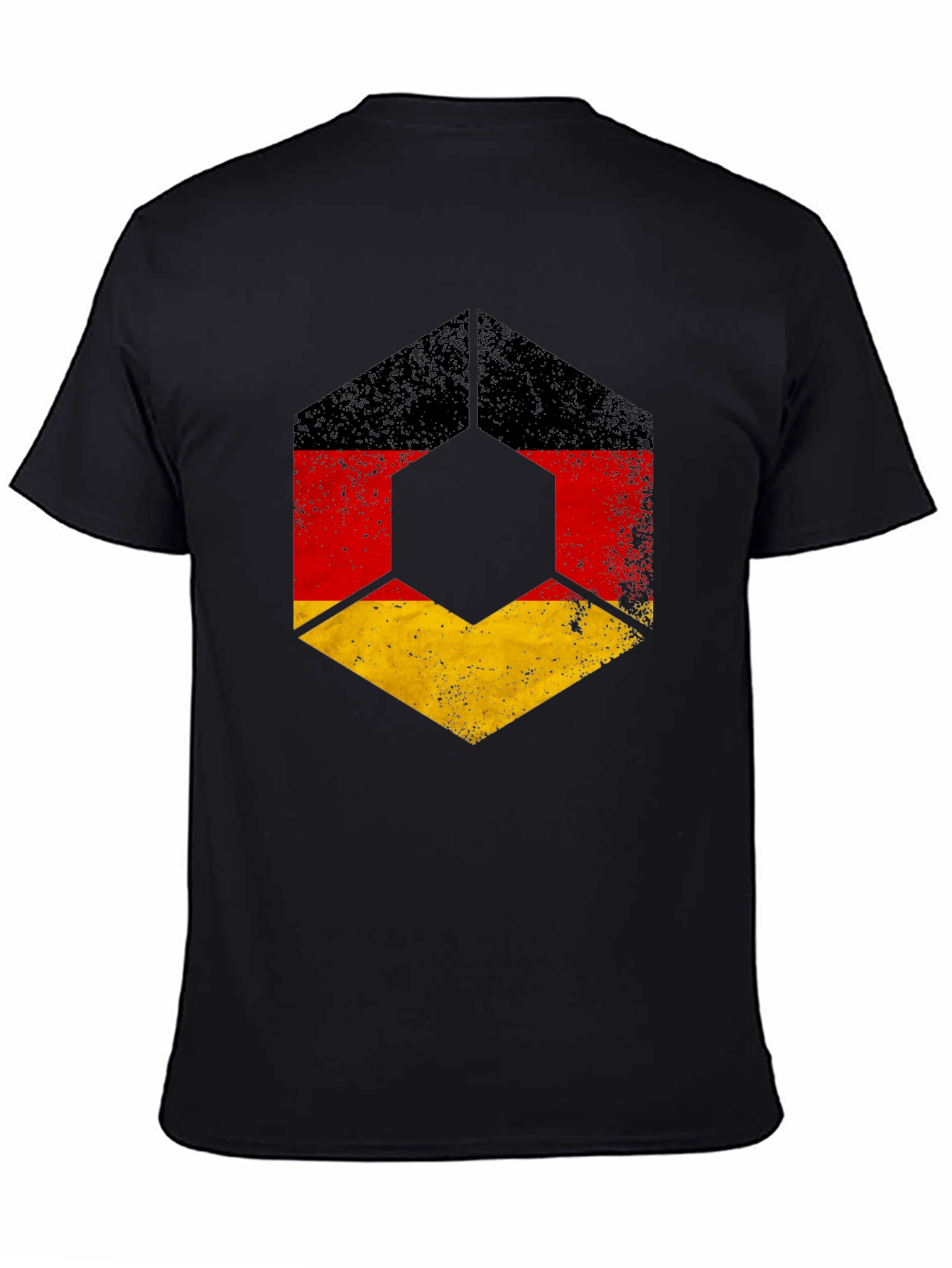 German Flag Distressed Graphic T-Shirt