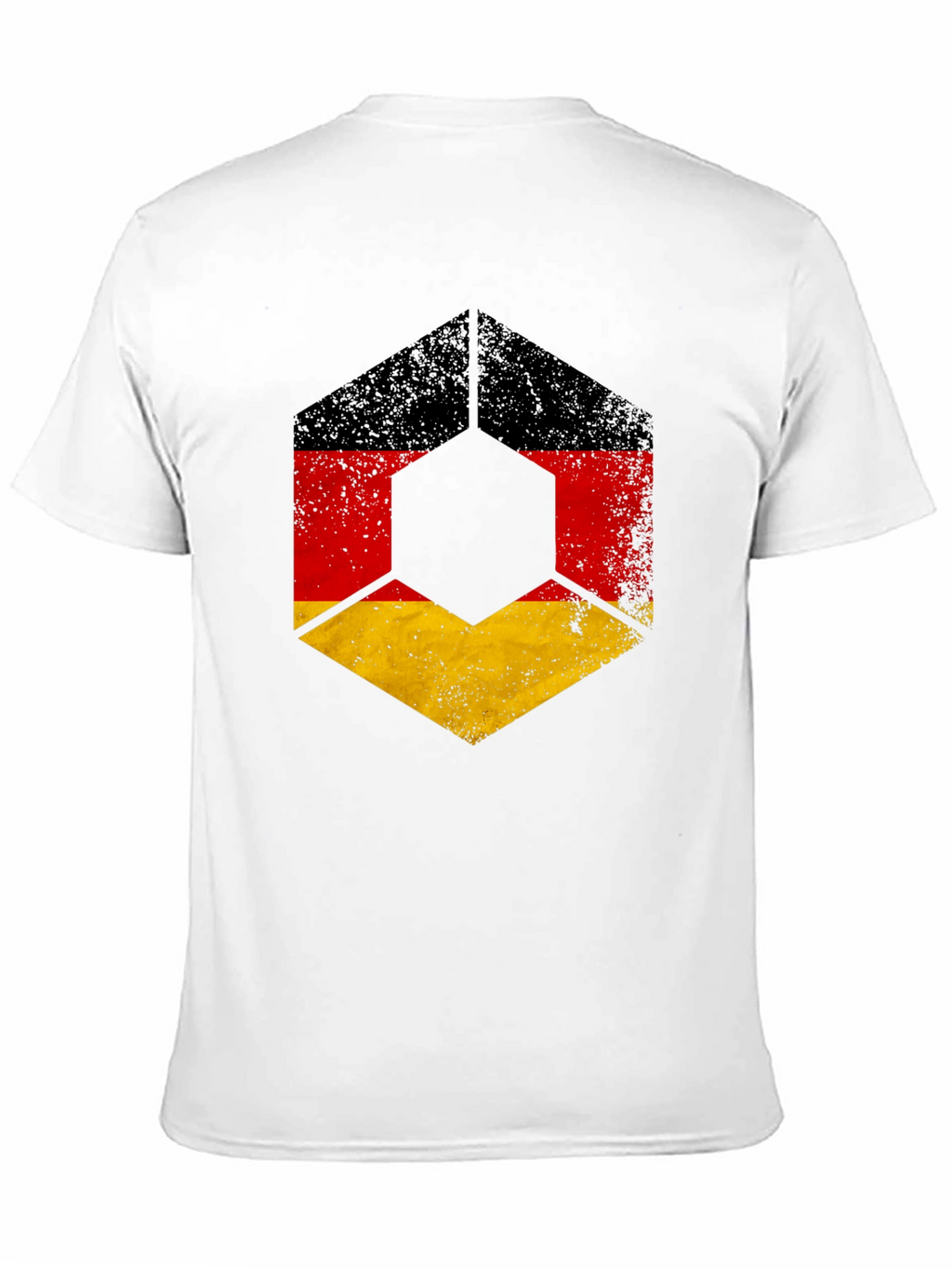 German Flag Distressed Graphic T-Shirt