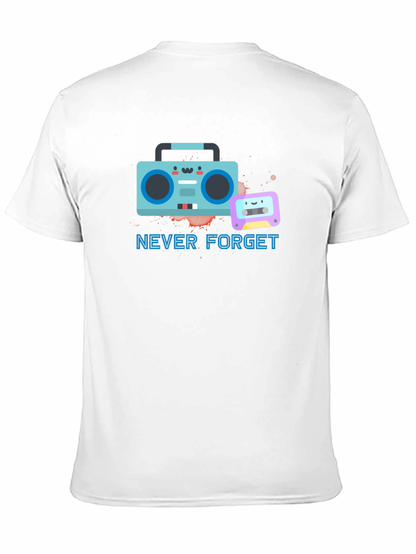 Retro Boombox Never Forget T-Shirt