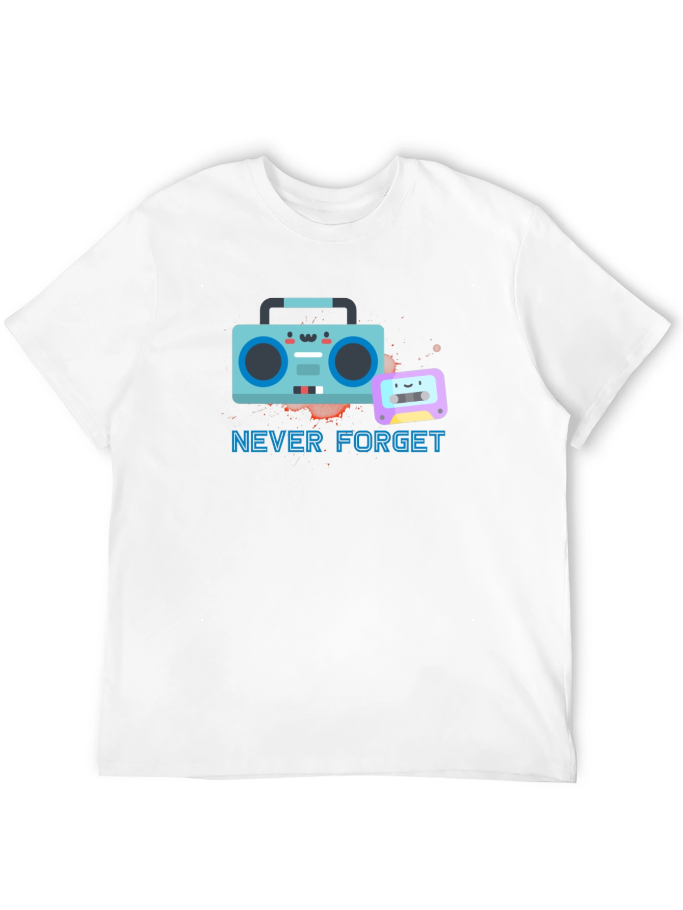 Retro Boombox Never Forget T-Shirt