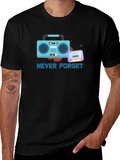 Retro Boombox Never Forget T-Shirt