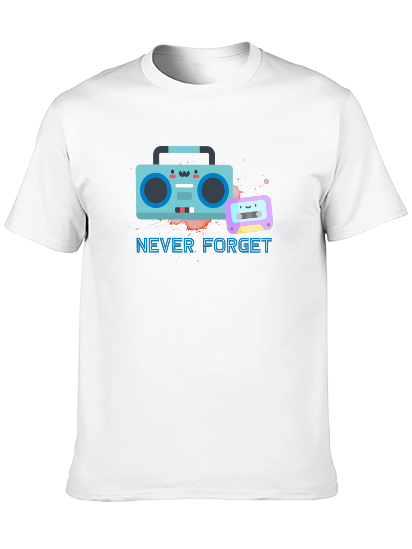 Retro Boombox Never Forget T-Shirt