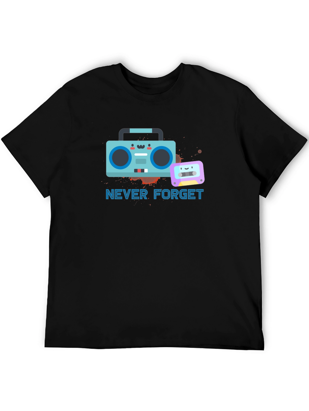 Retro Boombox Never Forget T-Shirt