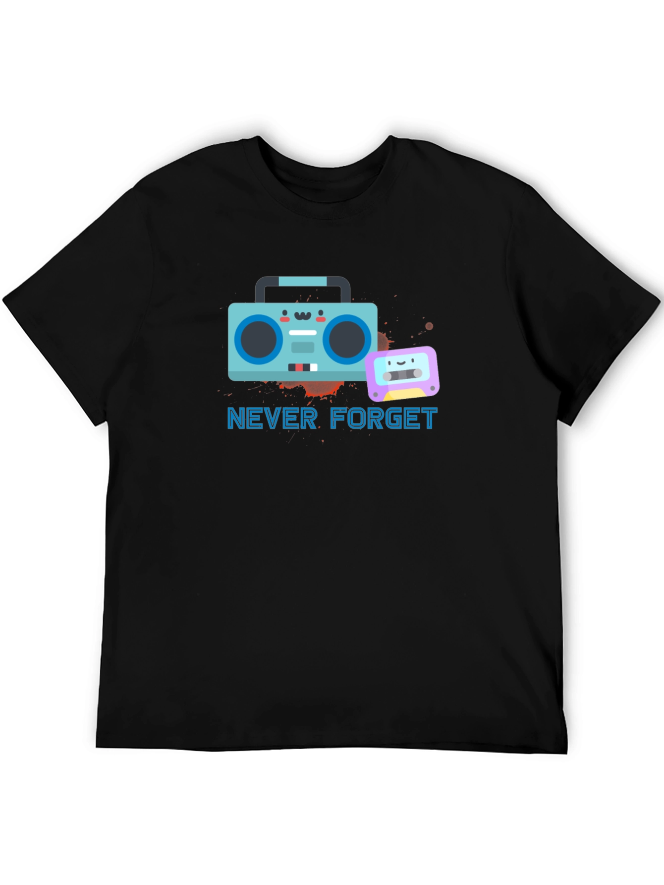 Retro Boombox Never Forget T-Shirt