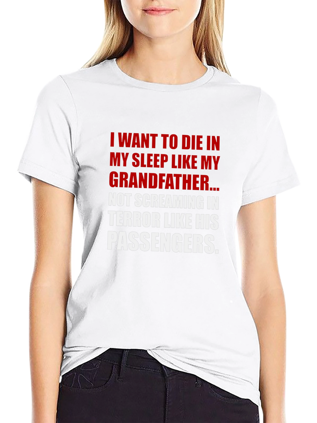 Funny Grandfather T-Shirt - Die in My Sleep