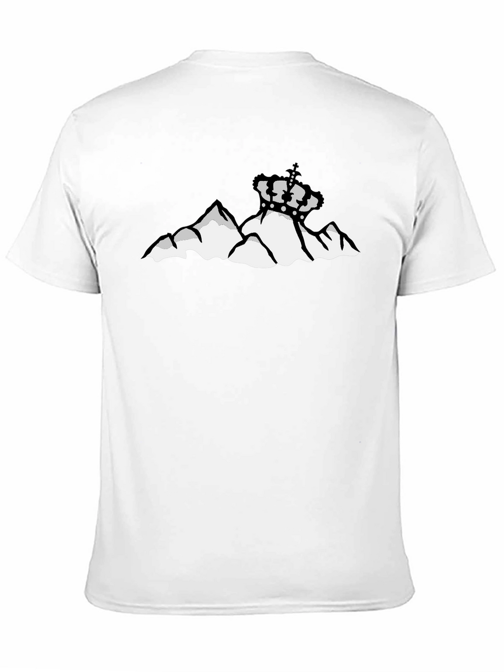 Mountain Crown Graphic Black T-Shirt
