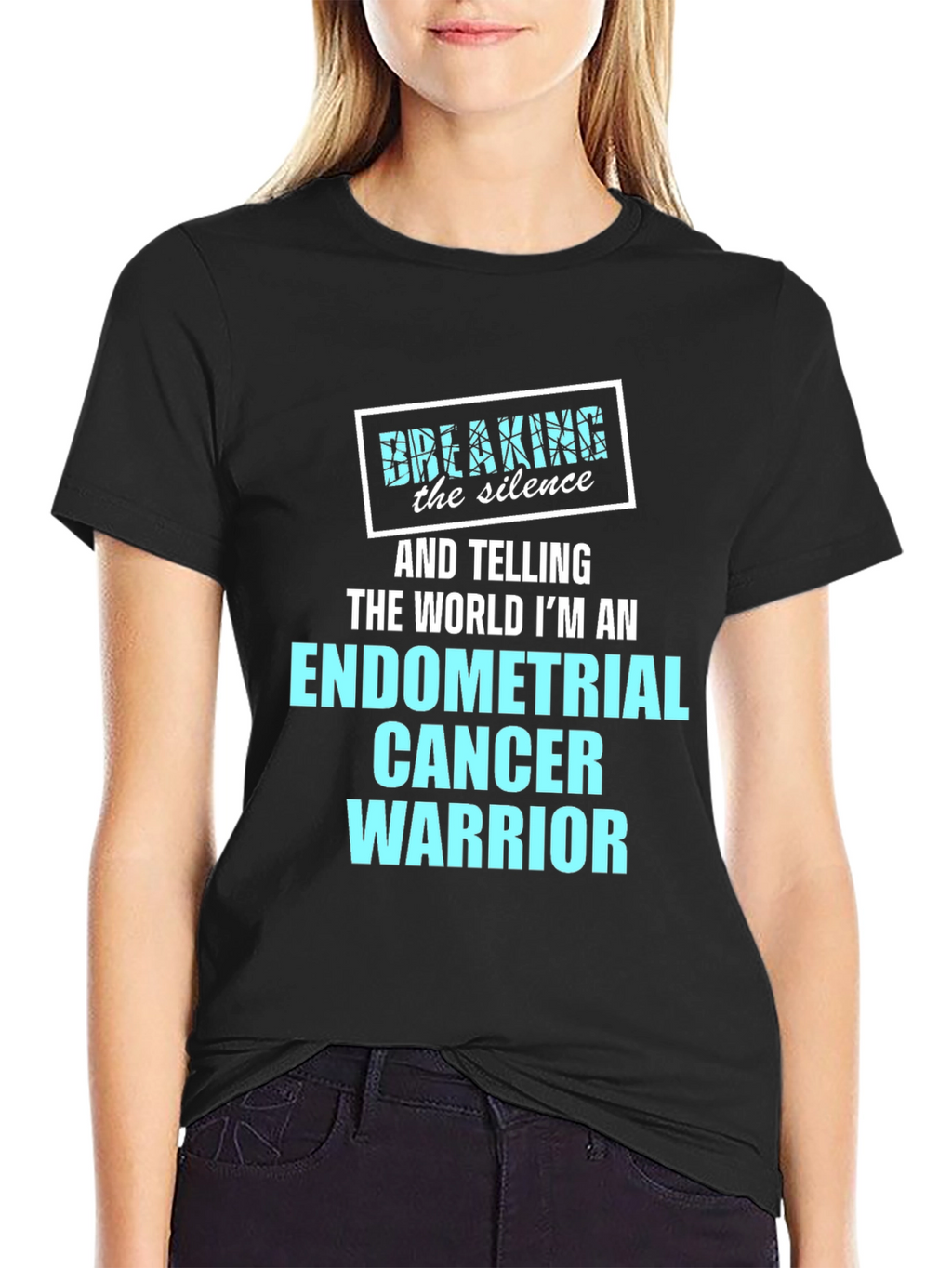 Endometrial Cancer Warrior Awareness T-Shirt