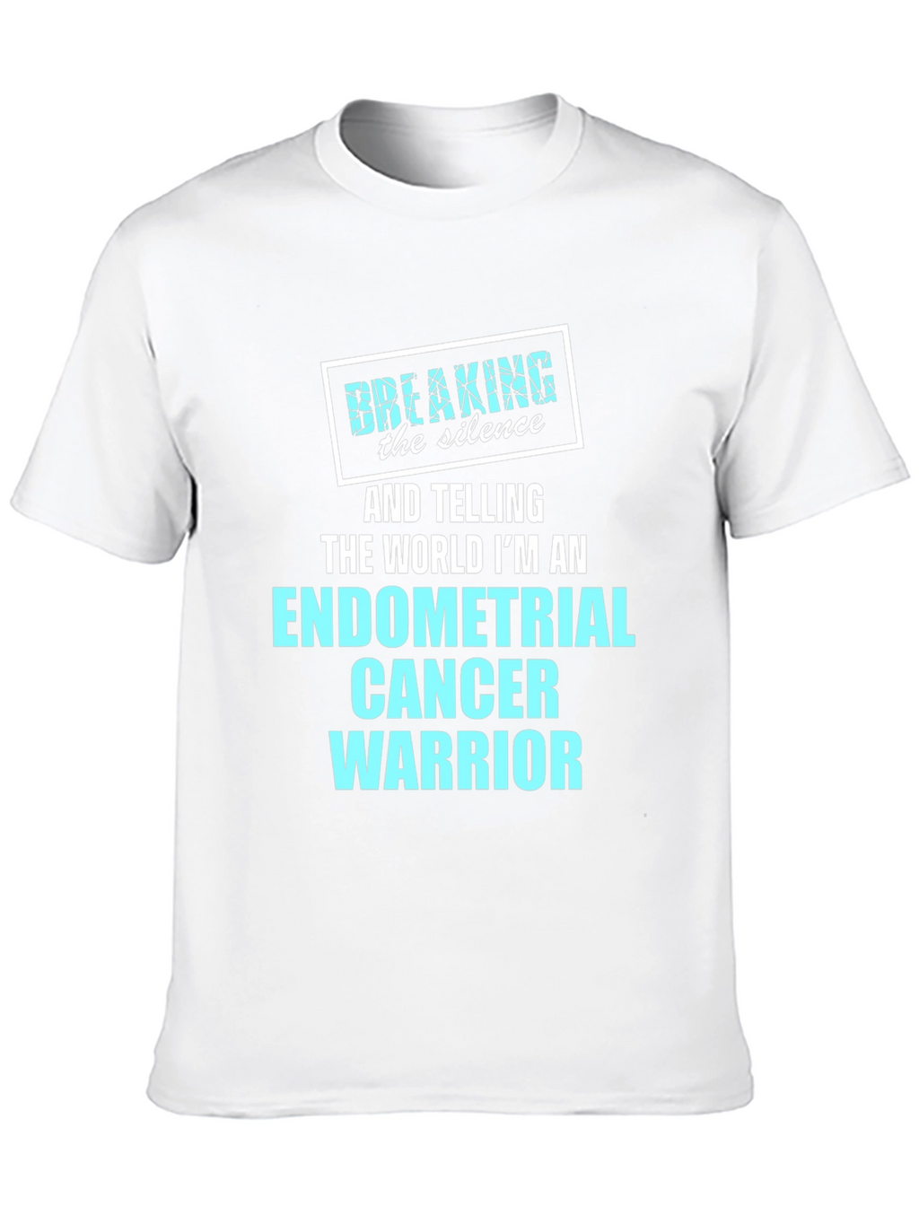 Endometrial Cancer Warrior Awareness T-Shirt