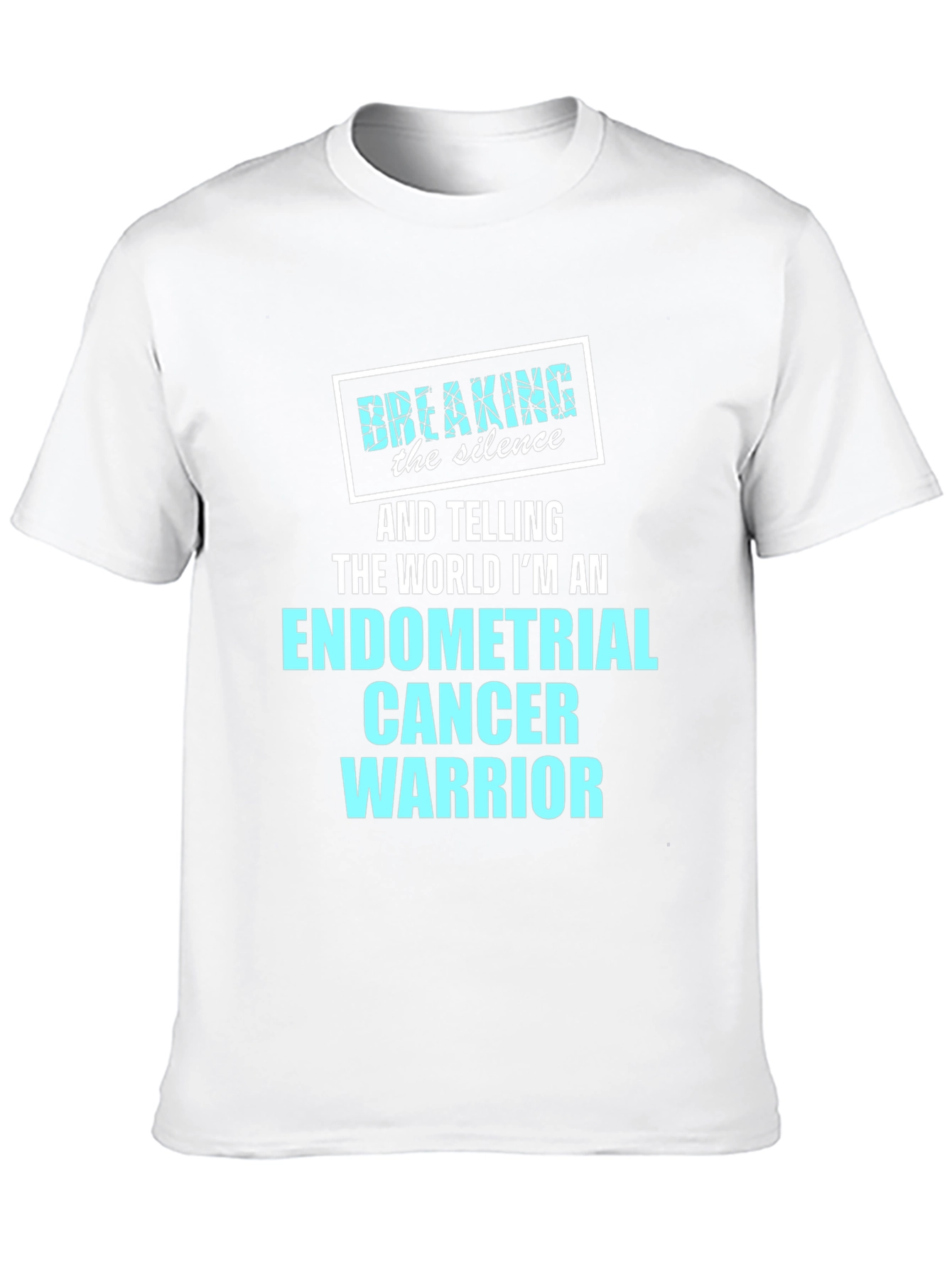 Endometrial Cancer Warrior Awareness T-Shirt