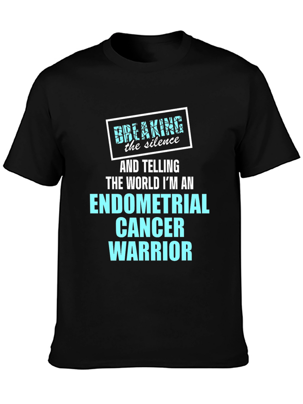 Endometrial Cancer Warrior Awareness T-Shirt