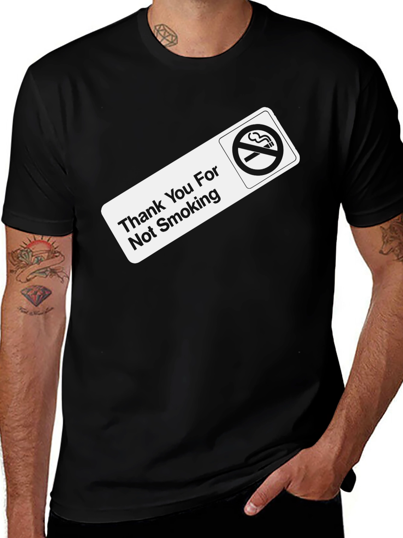 Thank You For Not Smoking Graphic Tee