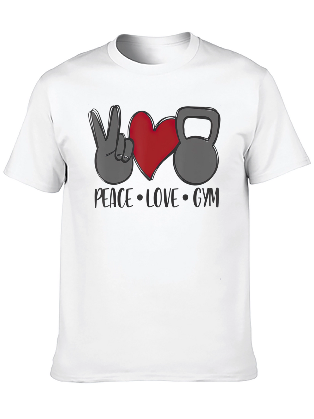 Peace Love Gym Graphic Tee