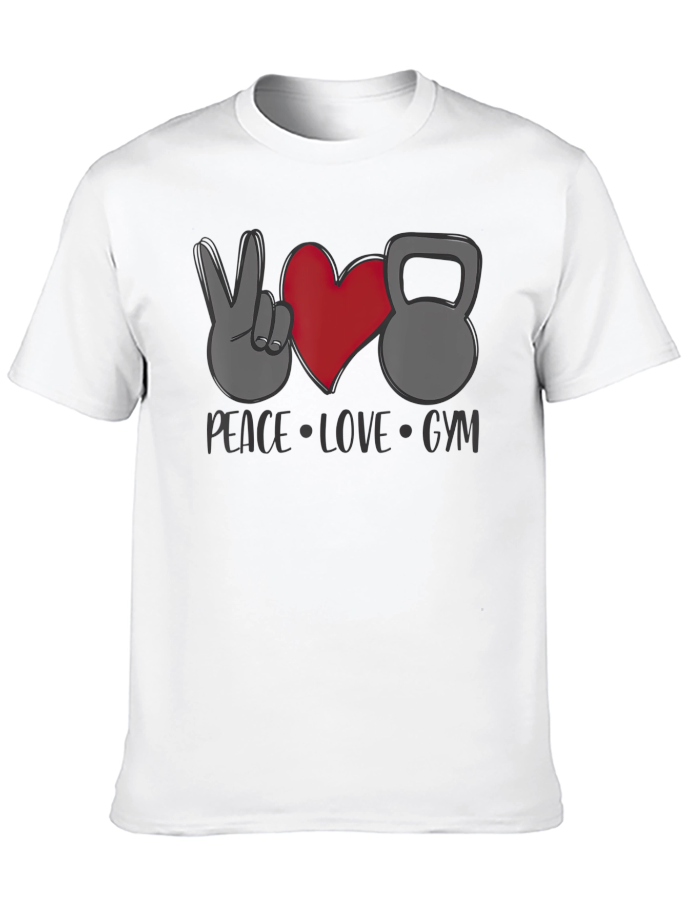 Peace Love Gym Graphic Tee