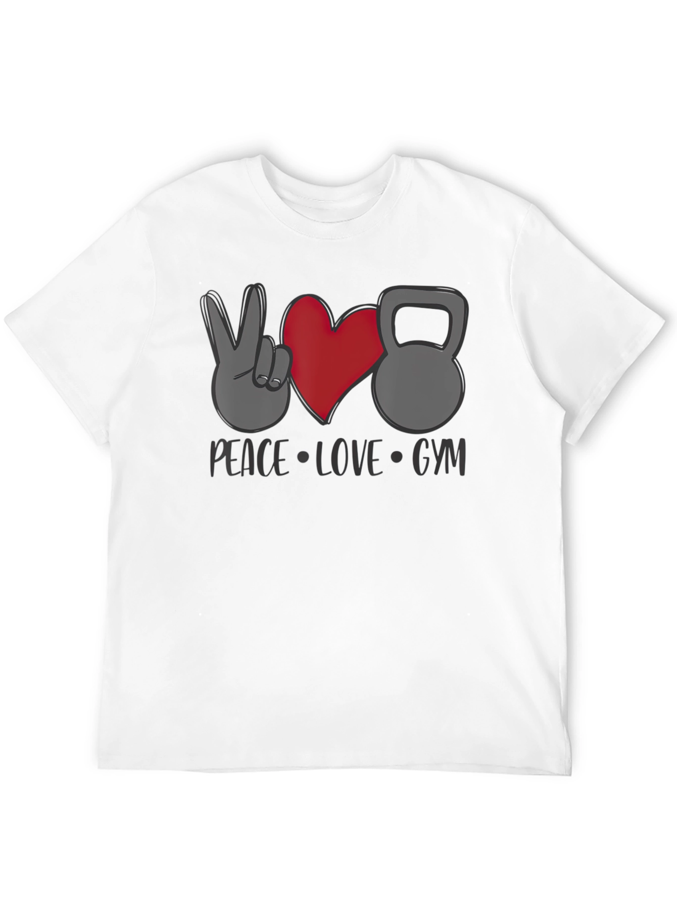 Peace Love Gym Graphic Tee