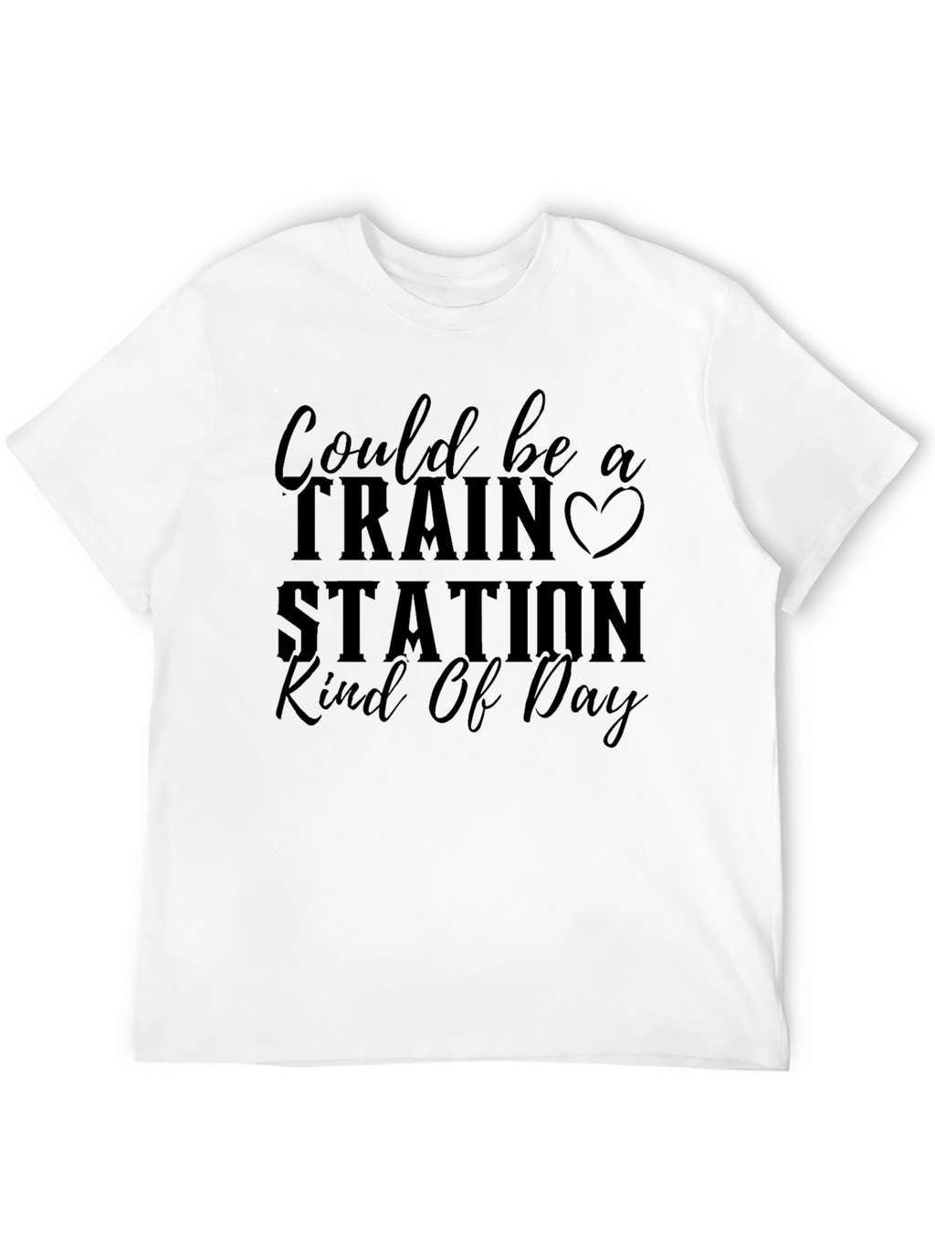 Train Station Kind of Day Graphic Tee