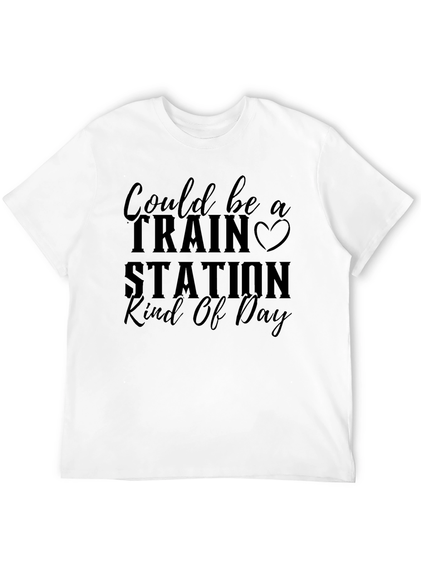 Train Station Kind of Day Graphic Tee