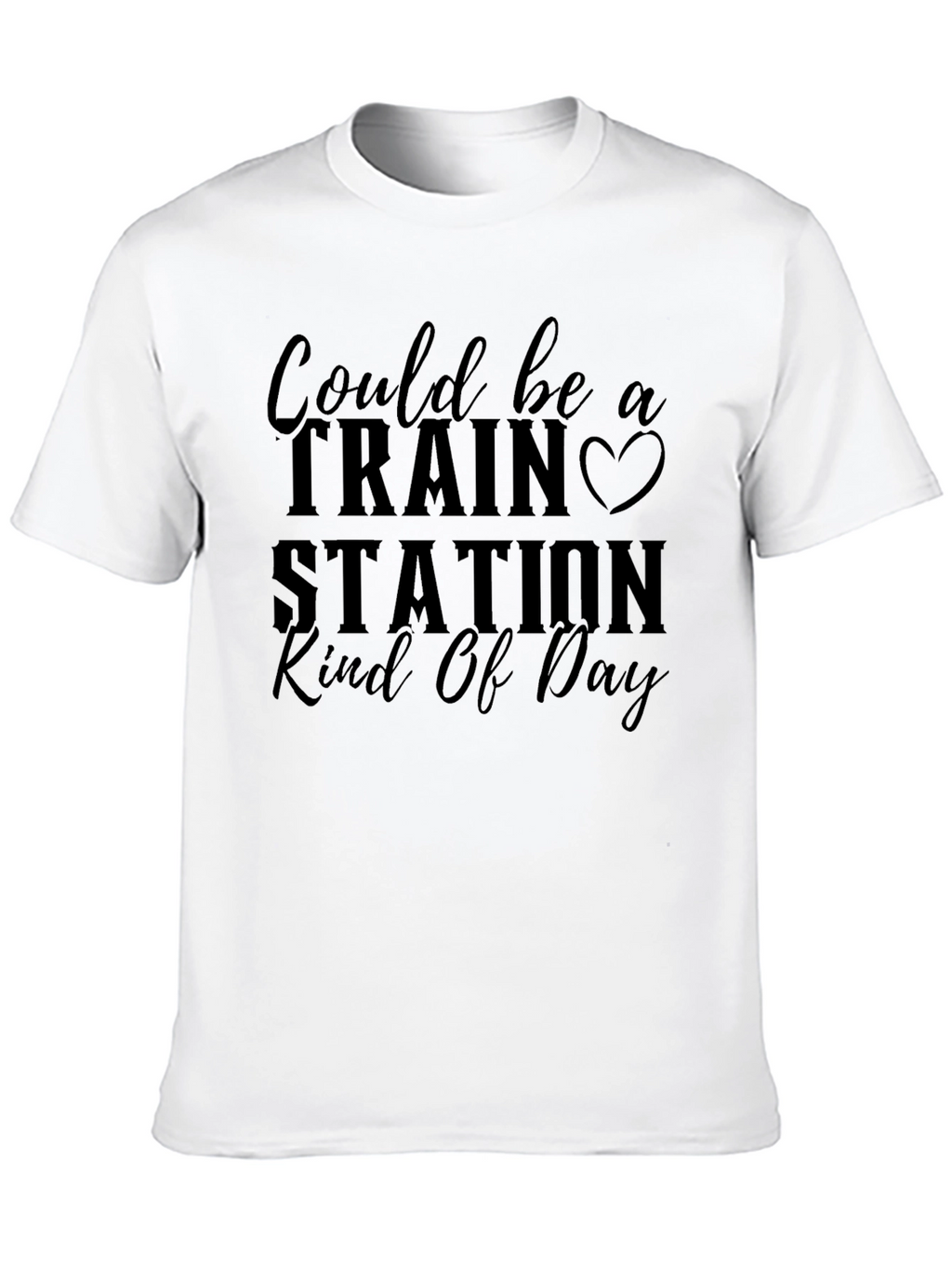 Train Station Kind of Day Graphic Tee