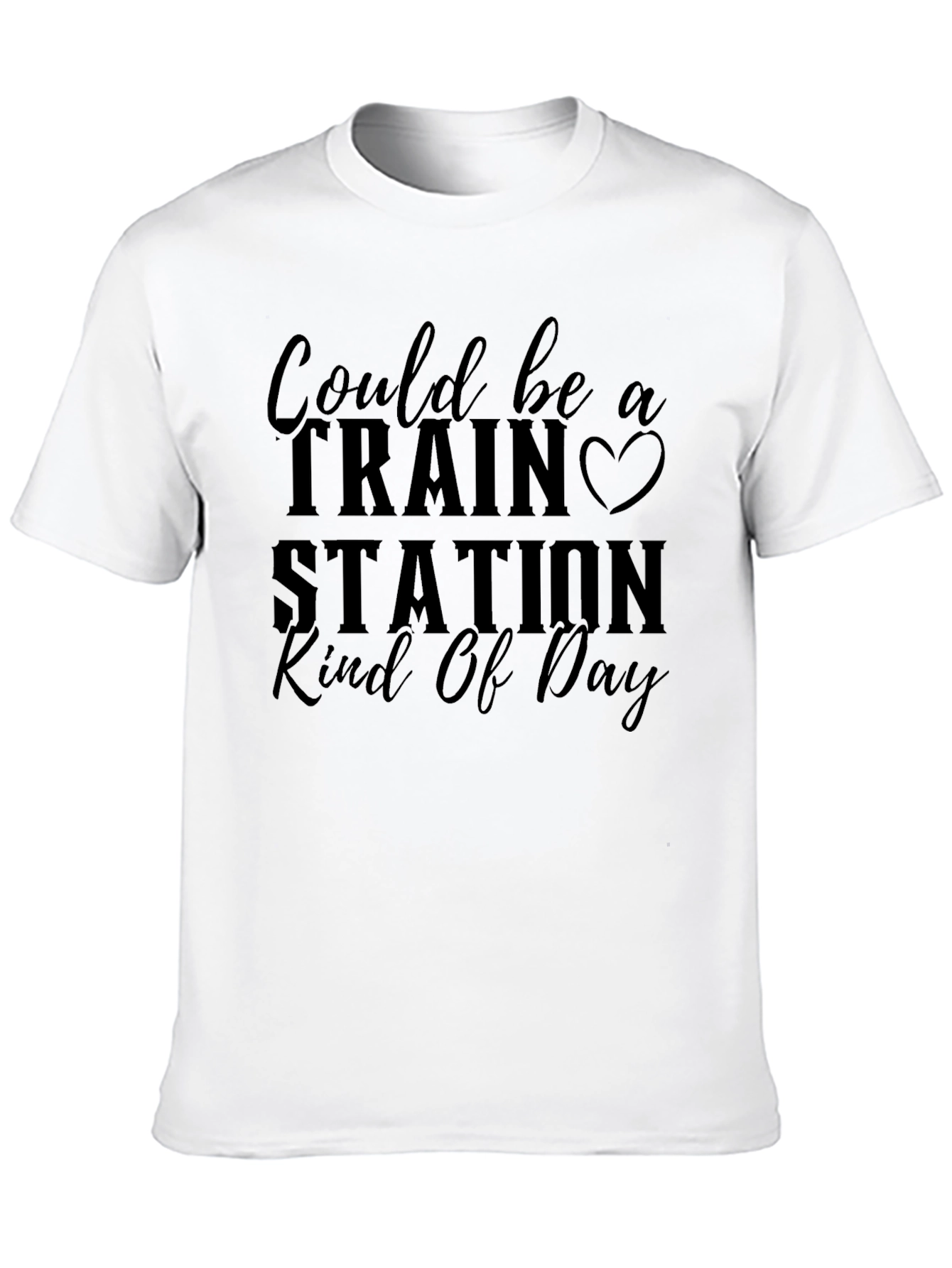 Train Station Kind of Day Graphic Tee