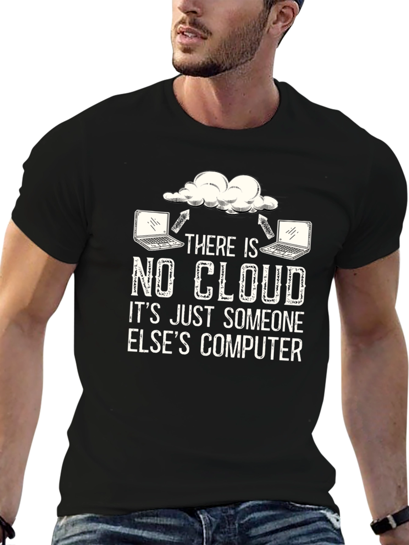 Funny Cloud Computing T-Shirt - There Is No Cloud