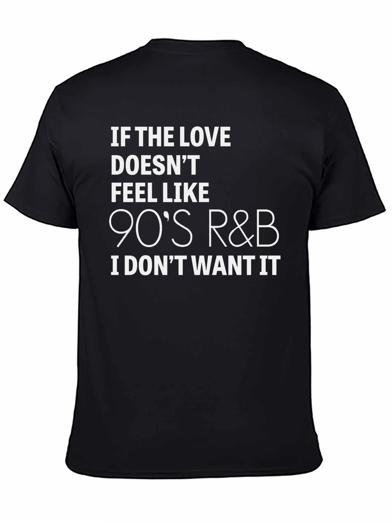 90s R&B Graphic Tee - Love & Music Shirt