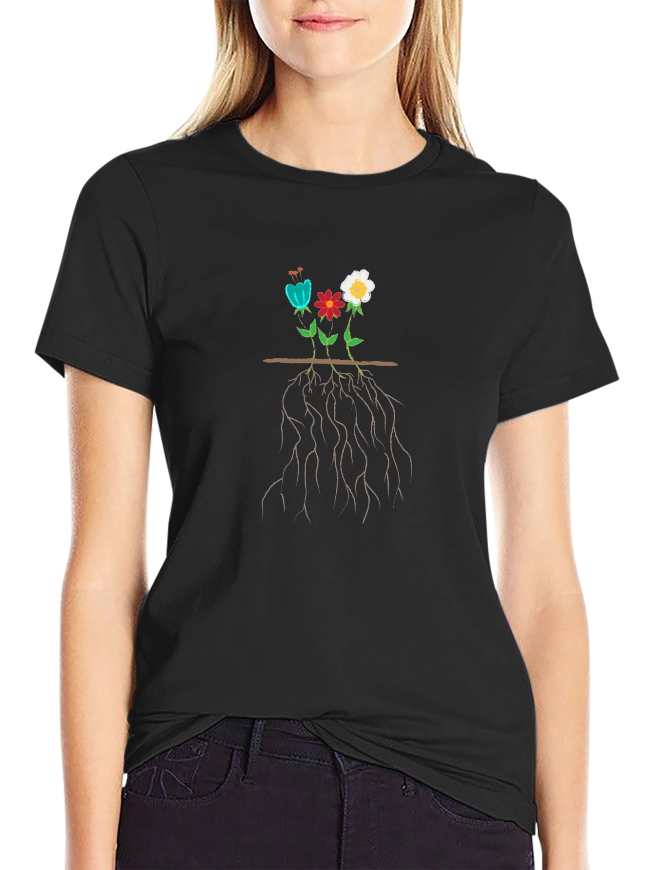 Rooted in Growth Graphic Tee - Stylish Nature Design