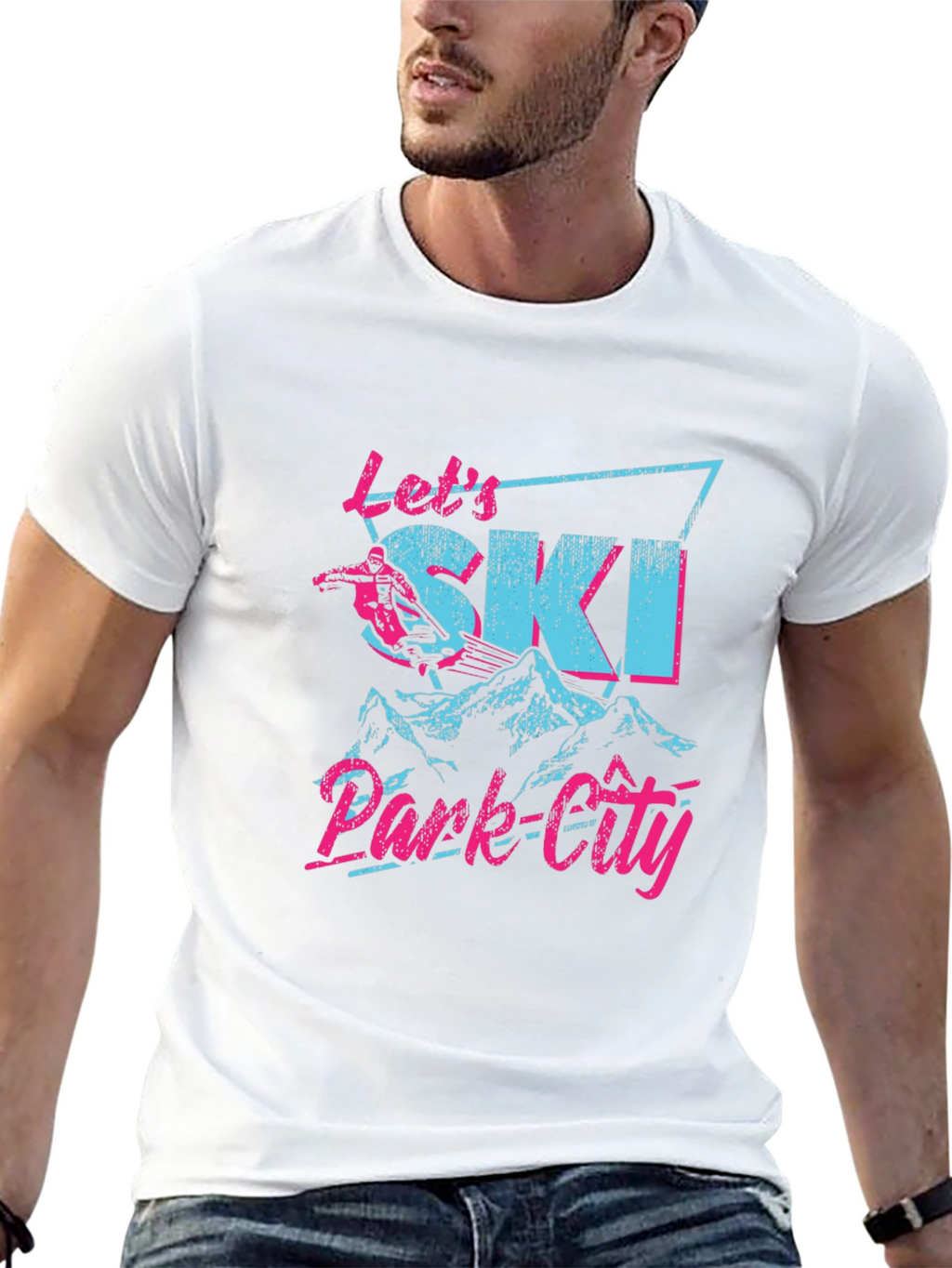 Lets Ski Park City Graphic Tee