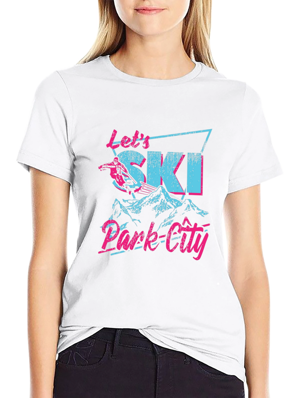Lets Ski Park City Graphic Tee