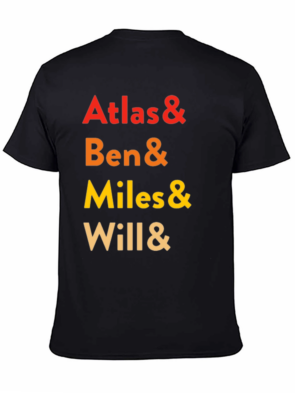 Atlas & Ben & Miles & Will Crewneck Tee