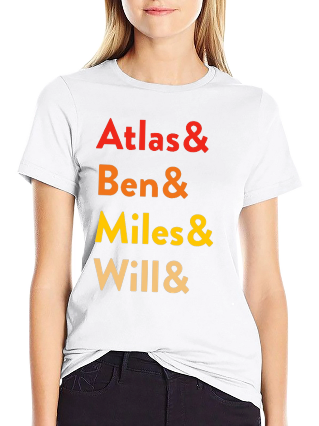 Atlas & Ben & Miles & Will Crewneck Tee