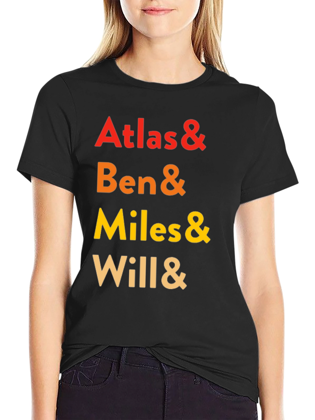 Atlas & Ben & Miles & Will Crewneck Tee