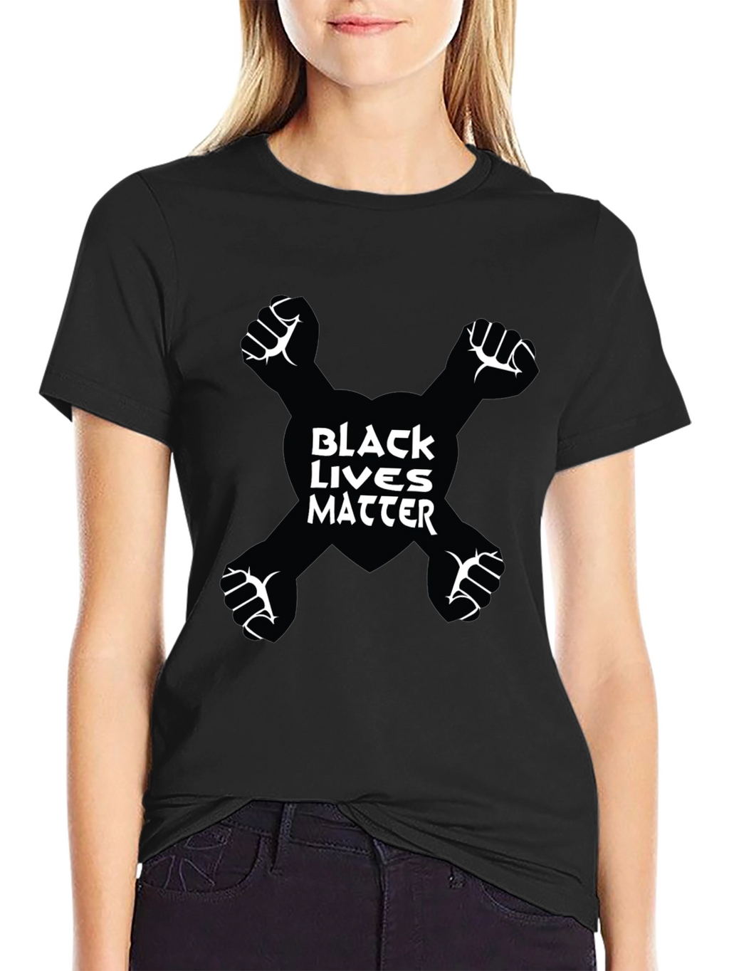 Black Lives Matter Fist Graphic Tee