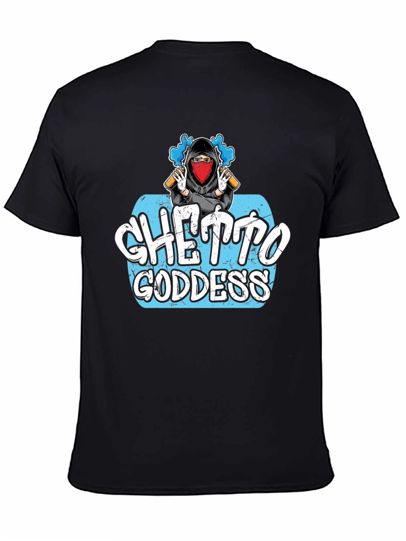 Ghetto Goddess Graphic T-Shirt - Urban Style