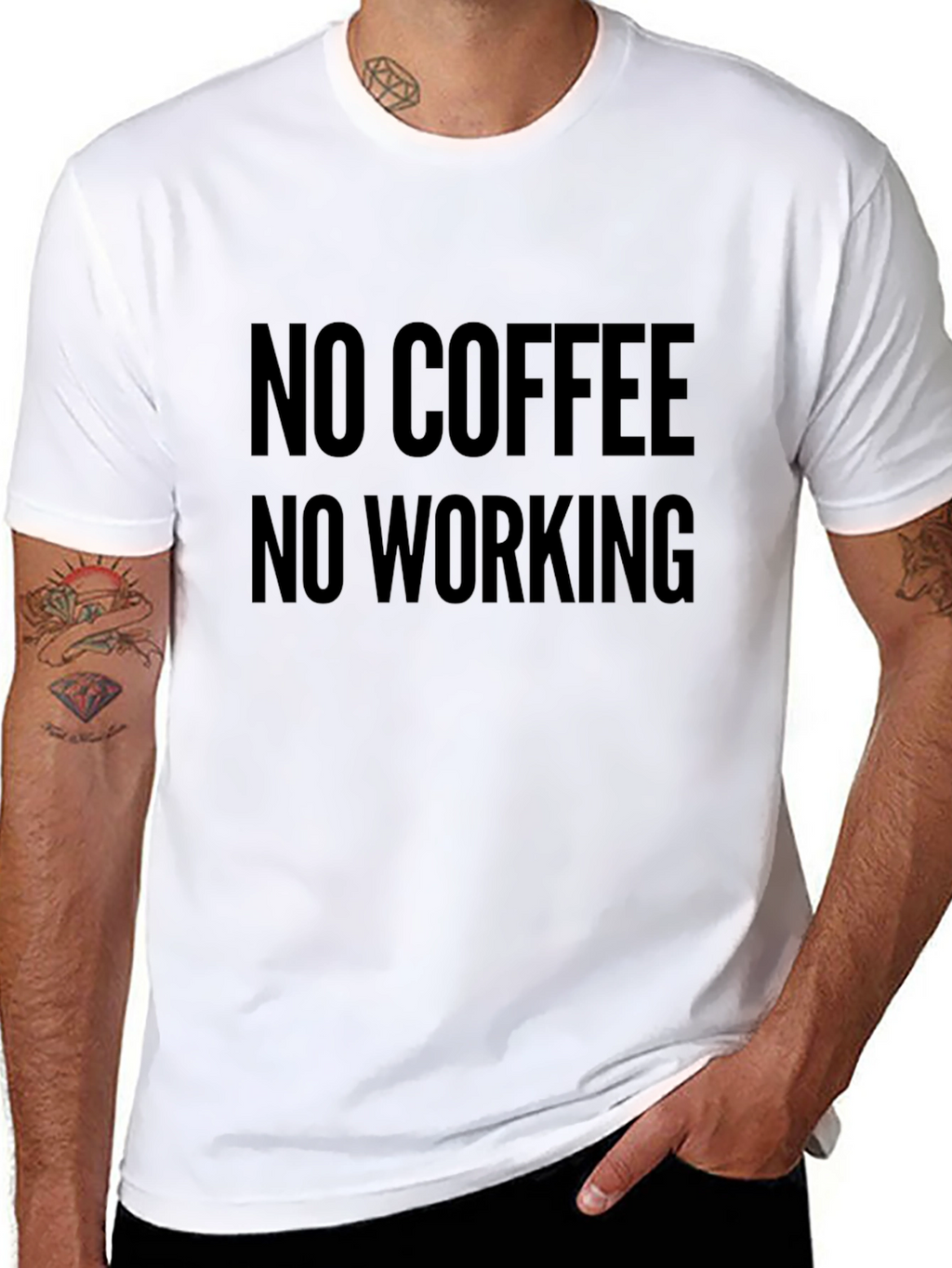 No Coffee No Working Graphic Tee