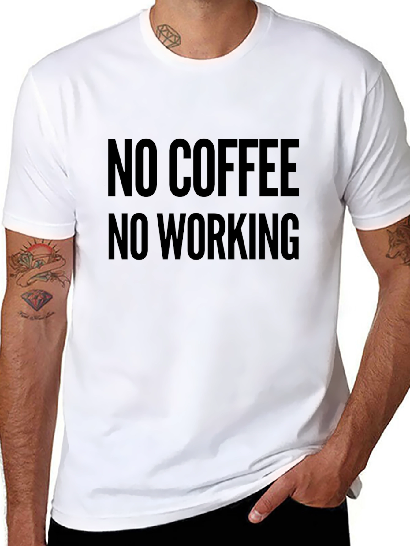 No Coffee No Working Graphic Tee